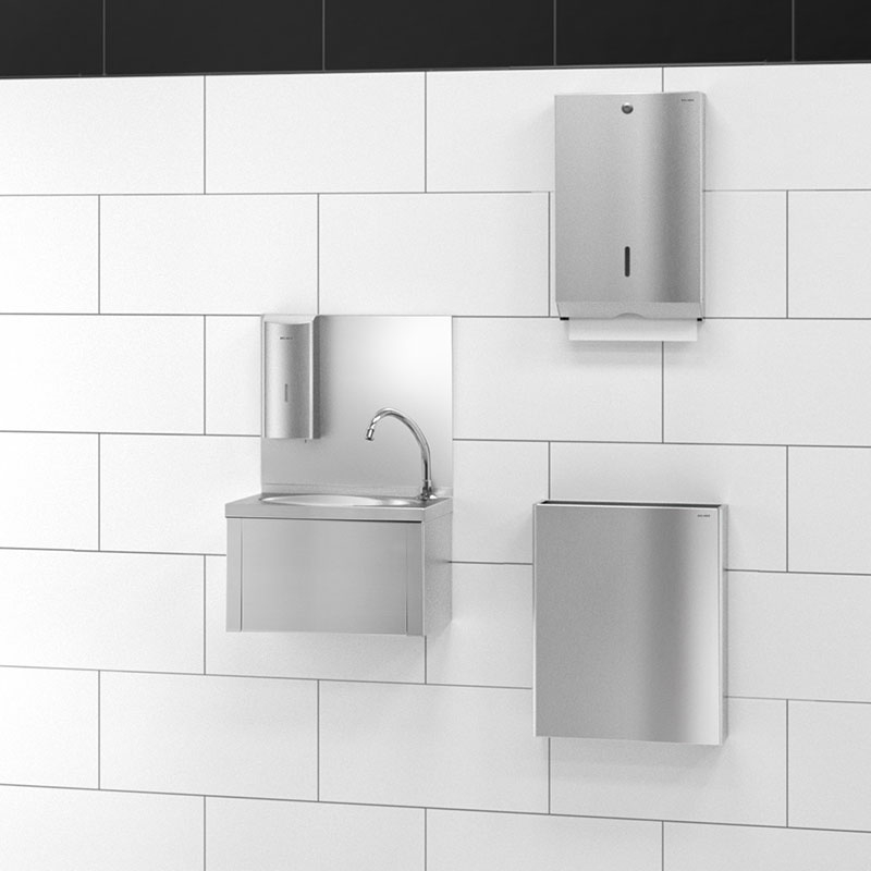Wall-mounted folded paper towel dispenser, 6601